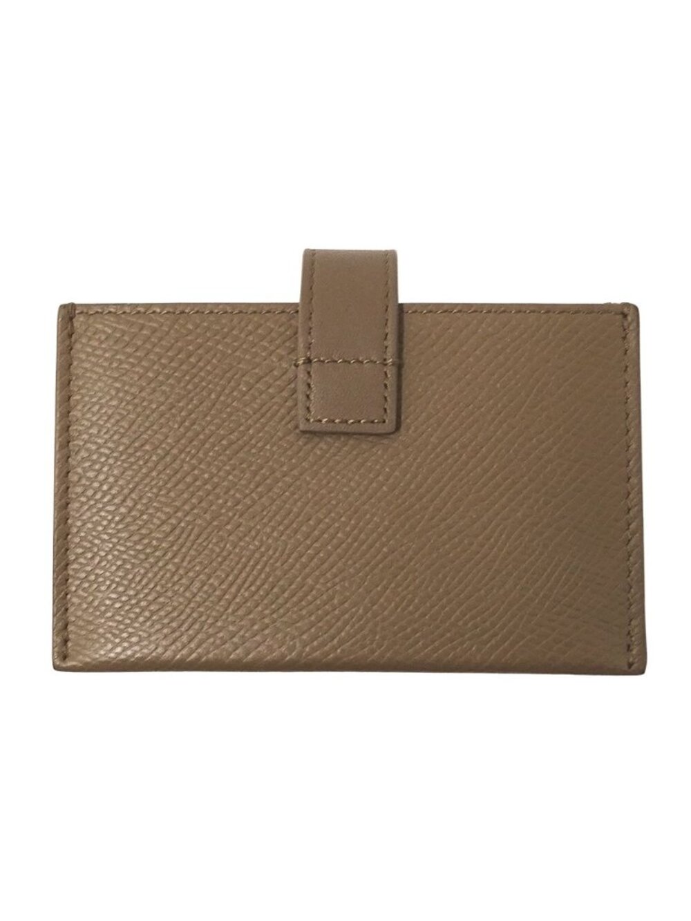 Celine Card Case Business Holder Accordion Leather Beige Brown - Picture 2 of 10